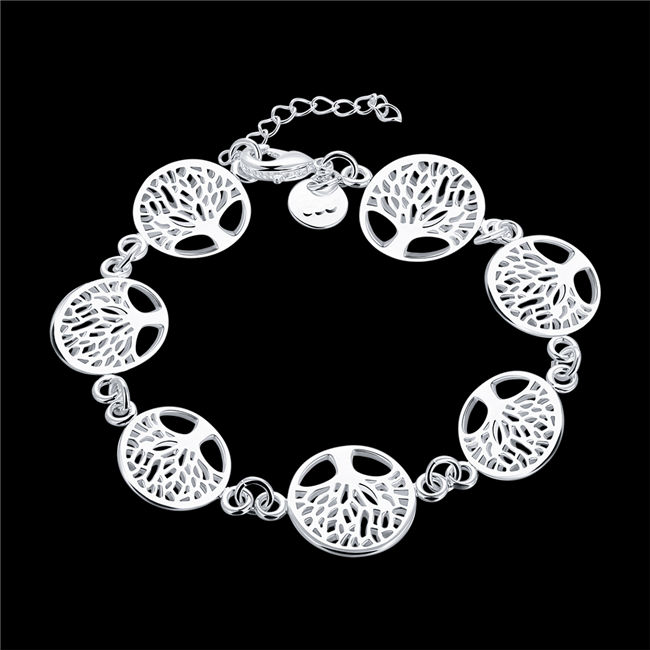 Women's Sterling Silver Plated tree of Life Charm Bracelet GSSB607 fashion 925 silver plate jewelry bracelets
Women's Sterling Silver Plated tree of Life Charm Bracelet GSSB607 fashion 925 silver plate jewelry bracelets
