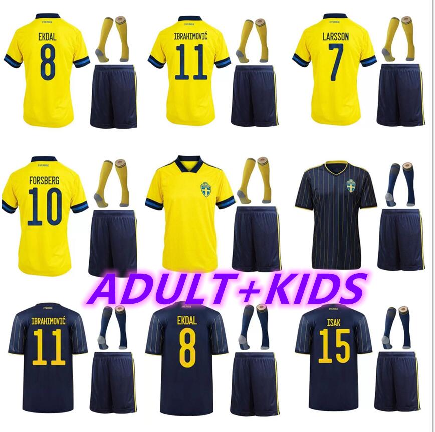 Men kids kits set 2021 Sweden soccer Jersey youth Home away IBRAHIMOVIC Kit KULUSEVSKI BERG FORSBERG LARSSON TANKOVIC ISAK CLAESSON child football shirt, 21/22
Men kids kits set 2021 Sweden soccer Jersey youth Home away IBRAHIMOVIC Kit KULUSEVSKI BERG FORSBERG LARSSON TANKOVIC ISAK CLAESSON child football shirt, 21/22