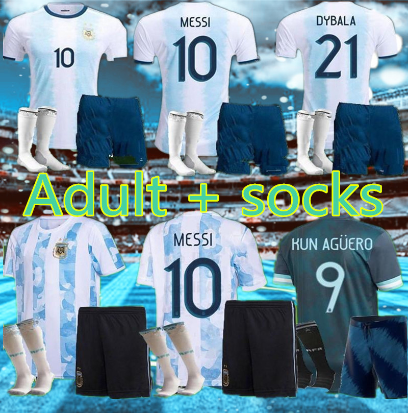 Adult + socks 2021 Argentina soccer Jersey 20 21 Copa home away football shirt MESSI DYBALA AGUERO LO CELSO MARTINEZ TAGLIAFICO Men + Kids kit uniforms
Adult + socks 2021 Argentina soccer Jersey 20 21 Copa home away football shirt MESSI DYBALA AGUERO LO CELSO MARTINEZ TAGLIAFICO Men + Kids kit uniforms