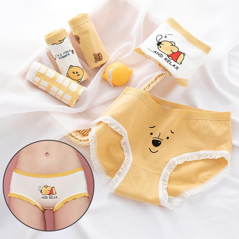 Panties Cartoon Girls Cotton Underwear Children Cute Bear Underpant Breathable Briefs Lingeries For 12-16Y 4pc/set, Underwear-s2
Panties Cartoon Girls Cotton Underwear Children Cute Bear Underpant Breathable Briefs Lingeries For 12-16Y 4pc/set, Underwear-s2