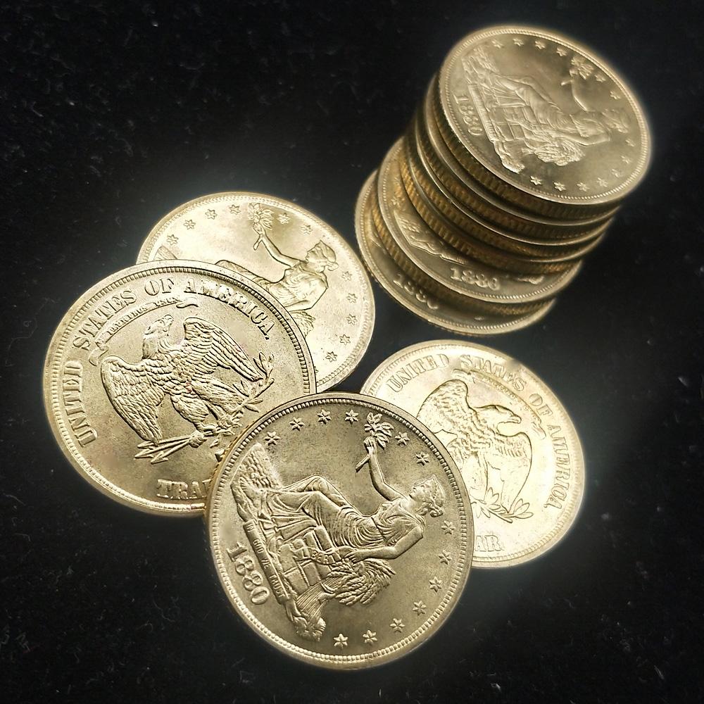 10pcs USA Sitting Liberty Small Gold Coin 1880 Copy Coins 23mm Art Crafts Collection Arts Creative Souvenir Commemorative Coin
10pcs USA Sitting Liberty Small Gold Coin 1880 Copy Coins 23mm Art Crafts Collection Arts Creative Souvenir Commemorative Coin