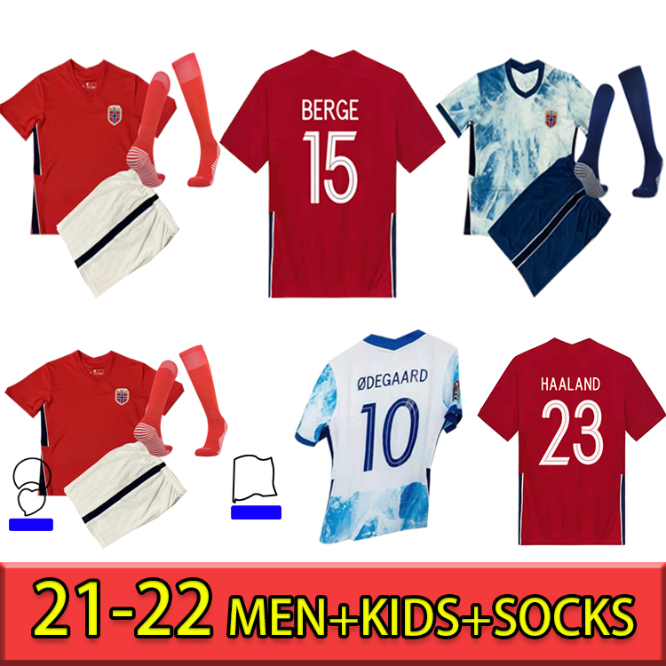 21 22 top Norway Soccer JerseyS 2021 2022 noruega Haaland ODEGAARD Berge King camisetas de fútbol national team men+kids kit socks Football, Black
21 22 top Norway Soccer JerseyS 2021 2022 noruega Haaland ODEGAARD Berge King camisetas de fútbol national team men+kids kit socks Football, Black