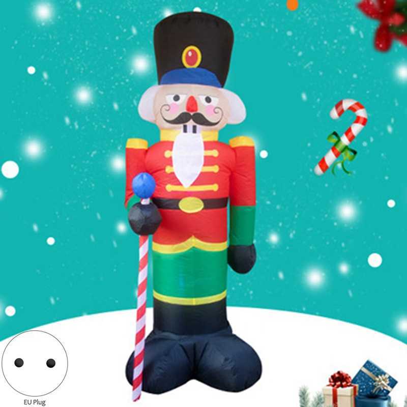 2.4M Nutcracker Christmas Inflatable LED Light Up Decor Outdoor Holiday Decoration Christmas Inflatable Doll G0915
2.4M Nutcracker Christmas Inflatable LED Light Up Decor Outdoor Holiday Decoration Christmas Inflatable Doll G0915