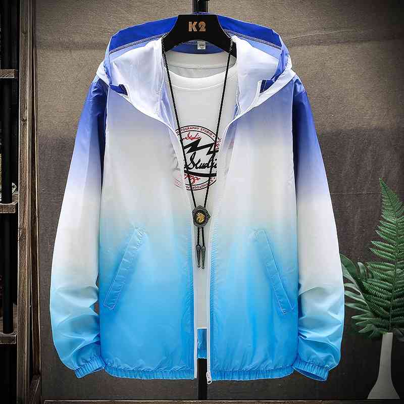 Coat gradient color ultra-thin breathable thin skin and wo men's fashion ice silk clothing ultraviolet protection, Black
Coat gradient color ultra-thin breathable thin skin and wo men's fashion ice silk clothing ultraviolet protection, Black