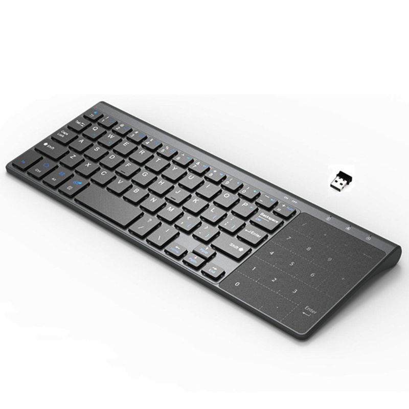 Small Wireless Computer Keyboard 2.4G Wireless Smart TV External Remote Keypad 667C