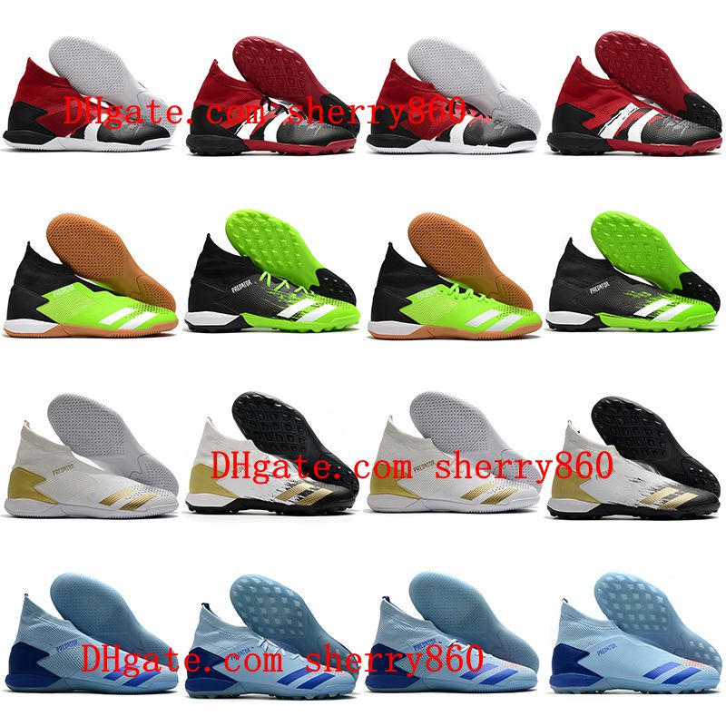PREDATOR 20.3 TF IC Soccer Shoes Indoor Turf Cleats For Mens High Tops Leather Trainers Laceless Lace Football Boots, White;red
PREDATOR 20.3 TF IC Soccer Shoes Indoor Turf Cleats For Mens High Tops Leather Trainers Laceless Lace Football Boots, White;red