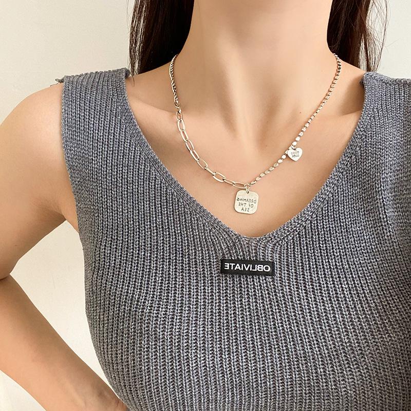 Pendant Necklaces Vintage Bohemian Necklace Ins Heart Silver Color For Women Trendy Jewelry Statement Stainless Steel
Pendant Necklaces Vintage Bohemian Necklace Ins Heart Silver Color For Women Trendy Jewelry Statement Stainless Steel