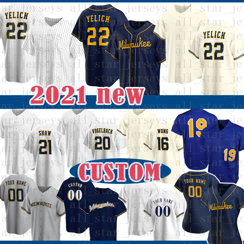New Baseball Jersey 22 Christian Yelich 19 Robin Yount 21 Travis Shaw 20 Daniel Vogelbach 16 Kolten Wong 7 Eric Thames 3 Orlando Arcia 6 Lorenzo Cain 10 Omar Narvaez, Mens(niangjiuren)
New Baseball Jersey 22 Christian Yelich 19 Robin Yount 21 Travis Shaw 20 Daniel Vogelbach 16 Kolten Wong 7 Eric Thames 3 Orlando Arcia 6 Lorenzo Cain 10 Omar Narvaez, Mens(niangjiuren)