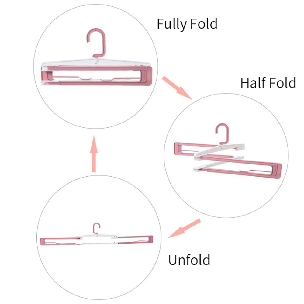 Wind antiskid Expandable Portable Foldable Clothes Hanger Rack Non-Slip Windproof Drying Organizer Holder for Travel Home