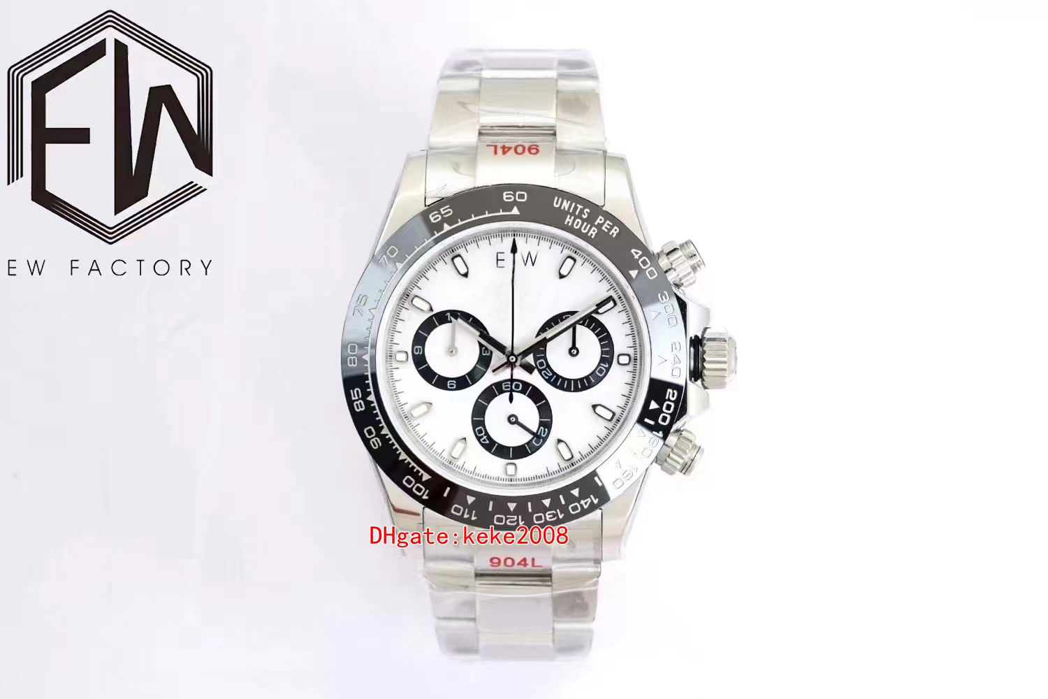 EW Factory Top Quality Watches CAL.7750 Movement Ultra-thin 40mm x13mm 116500 Cosmograph 904L Steel Ceramic Bezel Mechanical Automatic Mens Men's Watch Wristwatches
EW Factory Top Quality Watches CAL.7750 Movement Ultra-thin 40mm x13mm 116500 Cosmograph 904L Steel Ceramic Bezel Mechanical Automatic Mens Men's Watch Wristwatches
