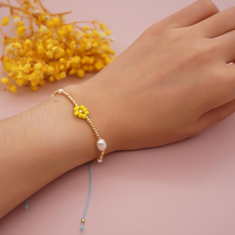Beaded, Strands Rice Bead Woven Women Beaded Bracelet Gold Plated Flower Bangles Female Gray Baroque Natural Pearl Hand Wrist Jewelry
Beaded, Strands Rice Bead Woven Women Beaded Bracelet Gold Plated Flower Bangles Female Gray Baroque Natural Pearl Hand Wrist Jewelry