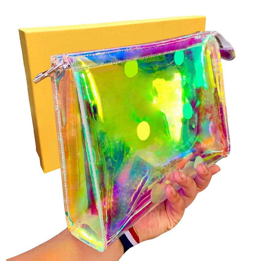 Women Makeup Storage Bags Fashion Brand Handbag purse High Quality Transparent Laser Handbags
Women Makeup Storage Bags Fashion Brand Handbag purse High Quality Transparent Laser Handbags