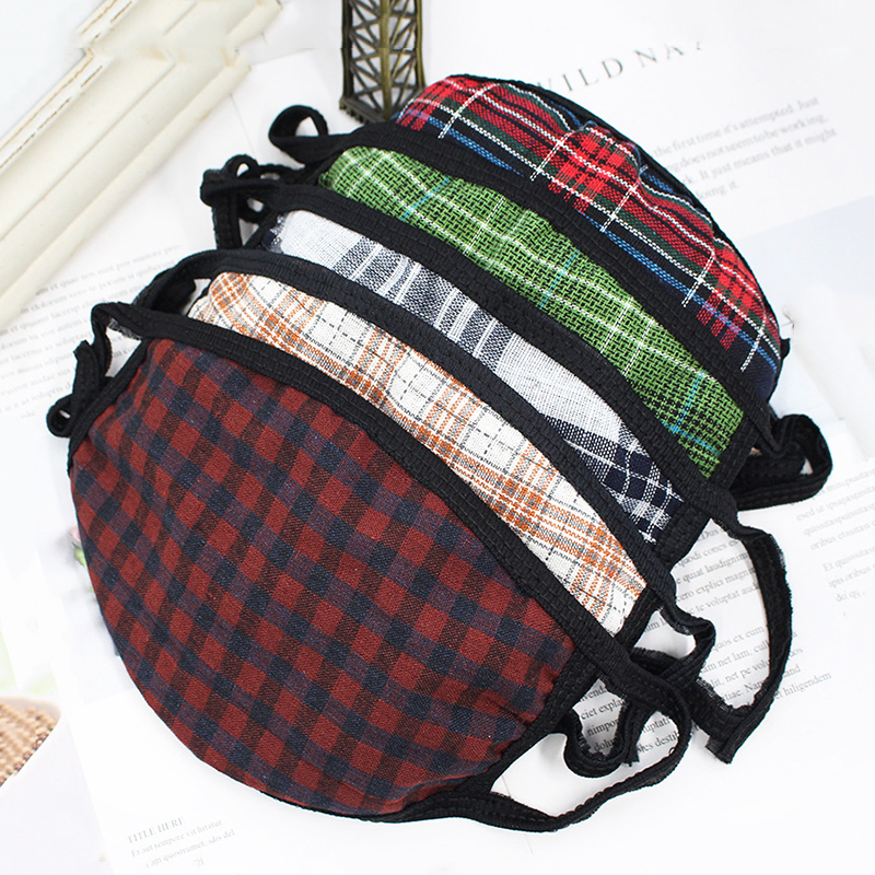 Cotton Plaid Striped Face Mask Thicken Warm Dust-proof Cotton Linen Masks Windproof Washable Designer Mask Free DHL
Cotton Plaid Striped Face Mask Thicken Warm Dust-proof Cotton Linen Masks Windproof Washable Designer Mask Free DHL
