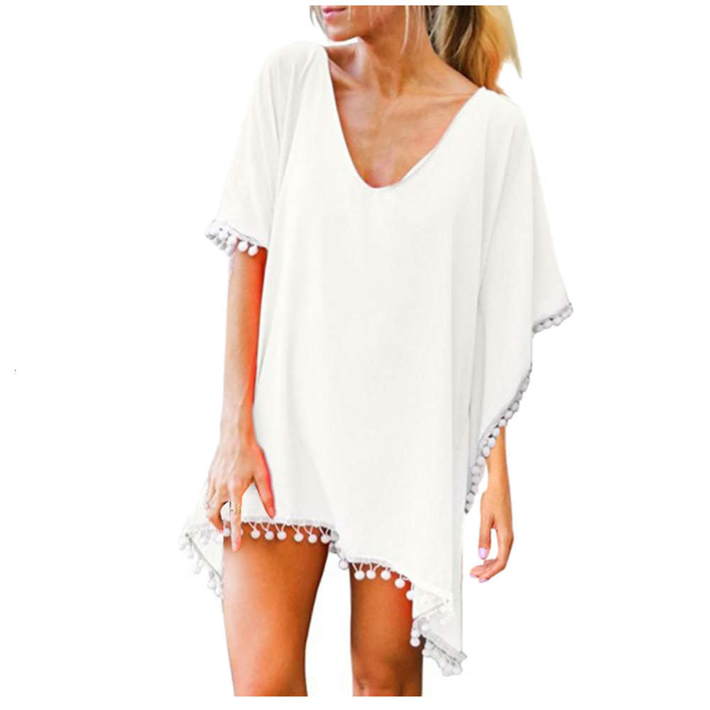 swimwears Hot Mode Bikini Cover-Ups Dress Swim Summer Beach Bath Baggy Tuniek Top T-shirt Women Katoon blouse, White;black
swimwears Hot Mode Bikini Cover-Ups Dress Swim Summer Beach Bath Baggy Tuniek Top T-shirt Women Katoon blouse, White;black