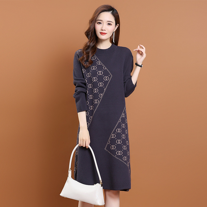 Autumn Winter Jacquard Women Designer Sweaters 2021 Fashion Long Sleeve Resort Casual Coat Pullovers Exquisite Office Lady Runway Elegant O-Neck Cute Knitted Dress
Autumn Winter Jacquard Women Designer Sweaters 2021 Fashion Long Sleeve Resort Casual Coat Pullovers Exquisite Office Lady Runway Elegant O-Neck Cute Knitted Dress