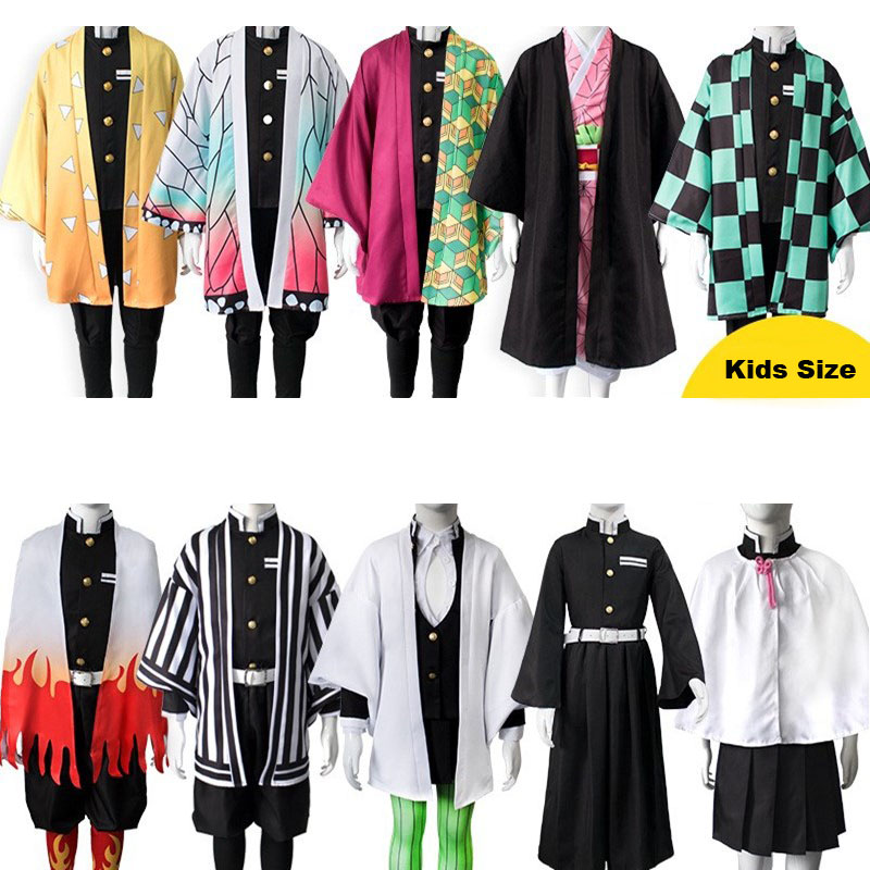 Kids Demon Slayer Kimetsu no Yaiba Cosplay Costume Tanjirou Nezuko Agatsuma Zenitsu Tomioka Giyuu Uniform Clothes for Halloween Party
Kids Demon Slayer Kimetsu no Yaiba Cosplay Costume Tanjirou Nezuko Agatsuma Zenitsu Tomioka Giyuu Uniform Clothes for Halloween Party