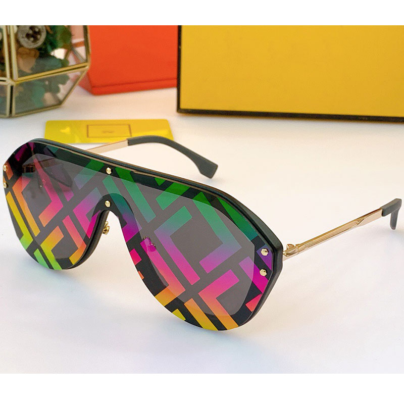 Womens sunglasses F M0039 SG S fashion one-piece color letter lens mens classic trend glasses anti-UV400 protection designer top quality shipped with box
Womens sunglasses F M0039 SG S fashion one-piece color letter lens mens classic trend glasses anti-UV400 protection designer top quality shipped with box