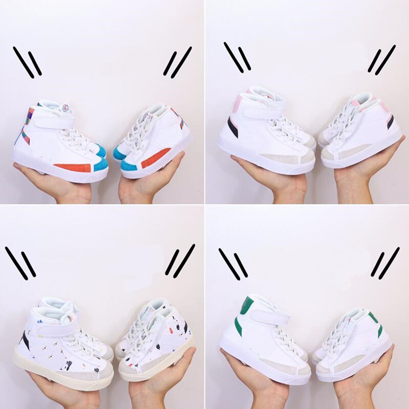 Baby little Kids infants blazers mid Shoes White Laser Fuchsia Red Bred Aqua Blue Cool Grey Children Trainers Sports Classic Black outdoor US6C-3Y Sneakers
Baby little Kids infants blazers mid Shoes White Laser Fuchsia Red Bred Aqua Blue Cool Grey Children Trainers Sports Classic Black outdoor US6C-3Y Sneakers