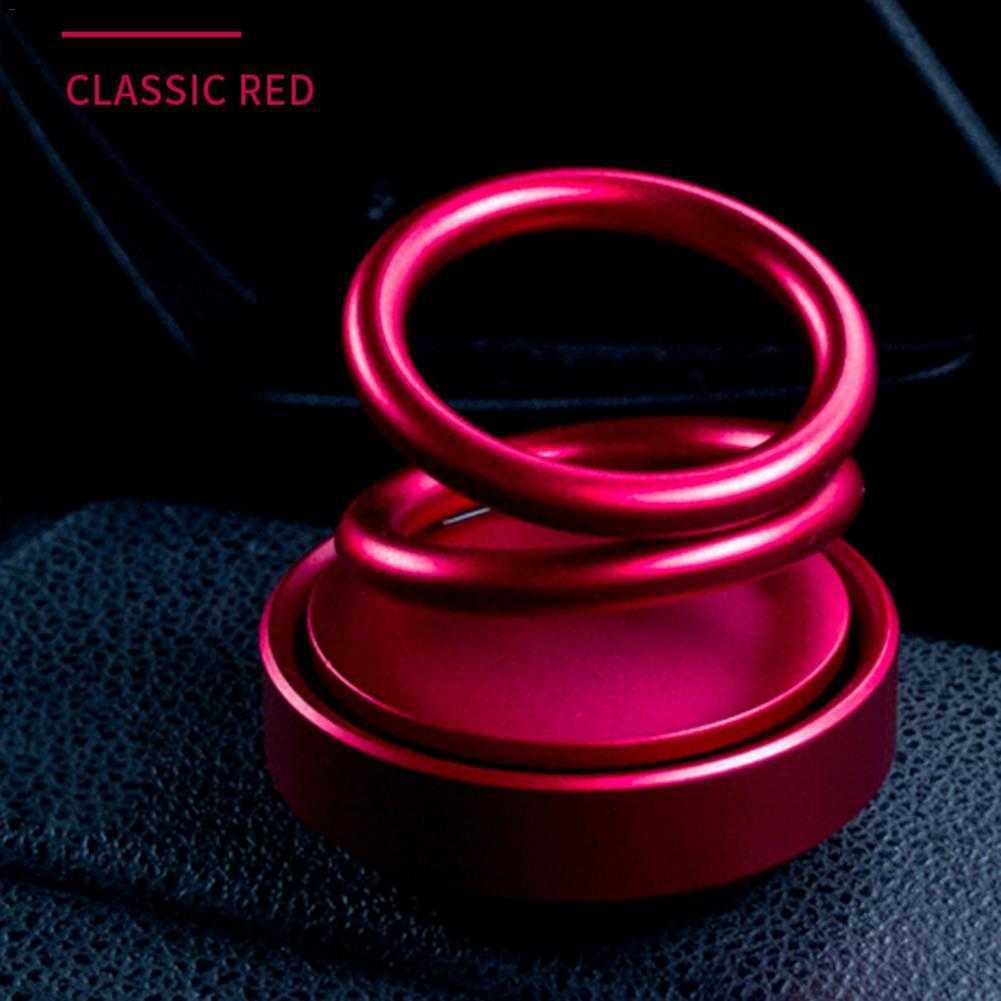 Home Gift Scent Ornament Fragrance Office Decoration Rotating Designed Double Ring Air Freshener Perfume Fashion New Arrive Car