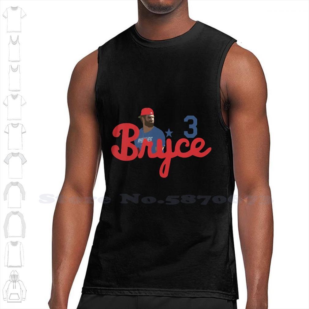 Harper Phillies Black White Sleeveless Tank Top Men Women Nationals Philadelphia