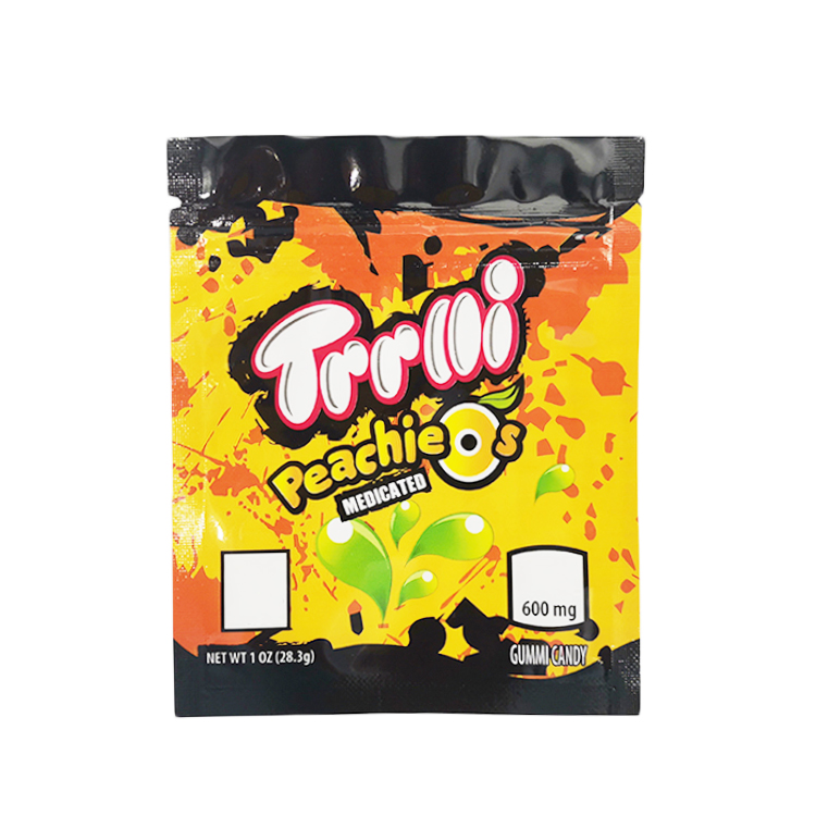 peachie O's medicated candy bags edible packaging 600 mg 6 flavors gummy candies empty packing mylar zipper storage bag smell proof
peachie O's medicated candy bags edible packaging 600 mg 6 flavors gummy candies empty packing mylar zipper storage bag smell proof