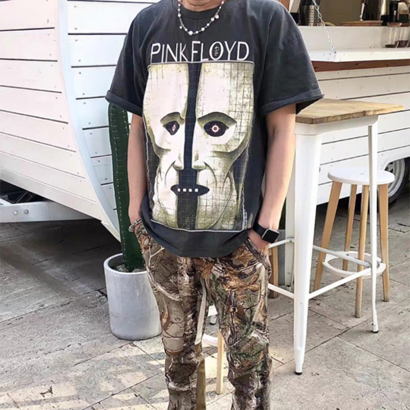 Justin Bieber same fashion white ghost print high street wash make old short sleeve T-shirt for men RC12, White;black
Justin Bieber same fashion white ghost print high street wash make old short sleeve T-shirt for men RC12, White;black