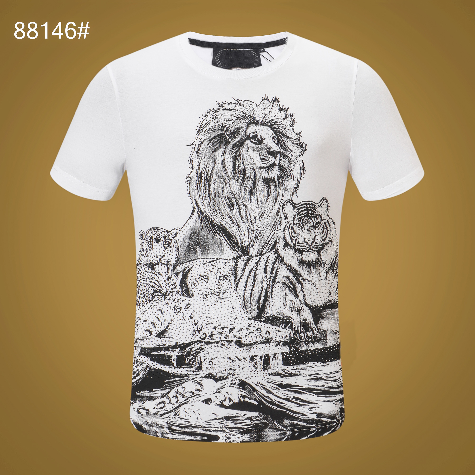 2021 PP men t shirt spring and summer Jackets high grade cotton short sleeve tops round neck shirts luxury T-Shirt Size: M XL XXL 3XL skull EU top 1 PP6, Red
2021 PP men t shirt spring and summer Jackets high grade cotton short sleeve tops round neck shirts luxury T-Shirt Size: M XL XXL 3XL skull EU top 1 PP6, Red