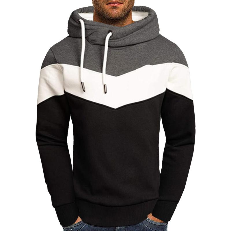 Men's Hoodies & Sweatshirts Autumn&Winter Irregular Color Matching Long Sleeved Pullover Casual Hip Hop Sports Hooded, Black
Men's Hoodies & Sweatshirts Autumn&Winter Irregular Color Matching Long Sleeved Pullover Casual Hip Hop Sports Hooded, Black