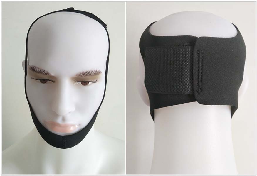 Soft Comfortable Neoprene Snoring Cessation Anti Snore Chin Strap Support Belt Anti-Apnea Jaw Band Solution Sleep Health Care Device