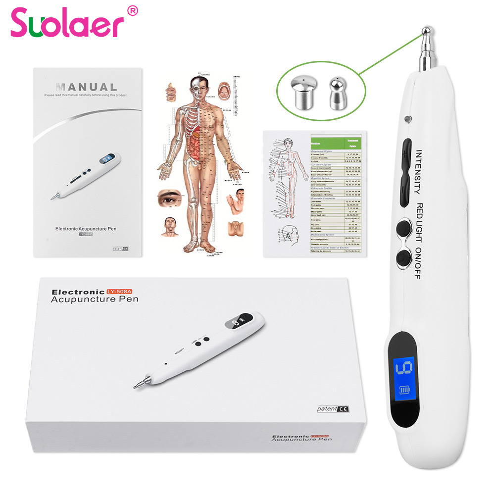 Electric Acupuncture Pen Digital Display Body Massager Meridian Energy Pen Relief Pain Magnet Therapy Massage Pen Health Care
Electric Acupuncture Pen Digital Display Body Massager Meridian Energy Pen Relief Pain Magnet Therapy Massage Pen Health Care