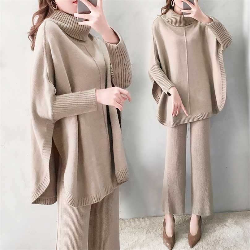 autumn spring knitted tracksuit turtleneck sweatshirt clothing 2 piece set knit pant female pants 211106, Khaki
autumn spring knitted tracksuit turtleneck sweatshirt clothing 2 piece set knit pant female pants 211106, Khaki