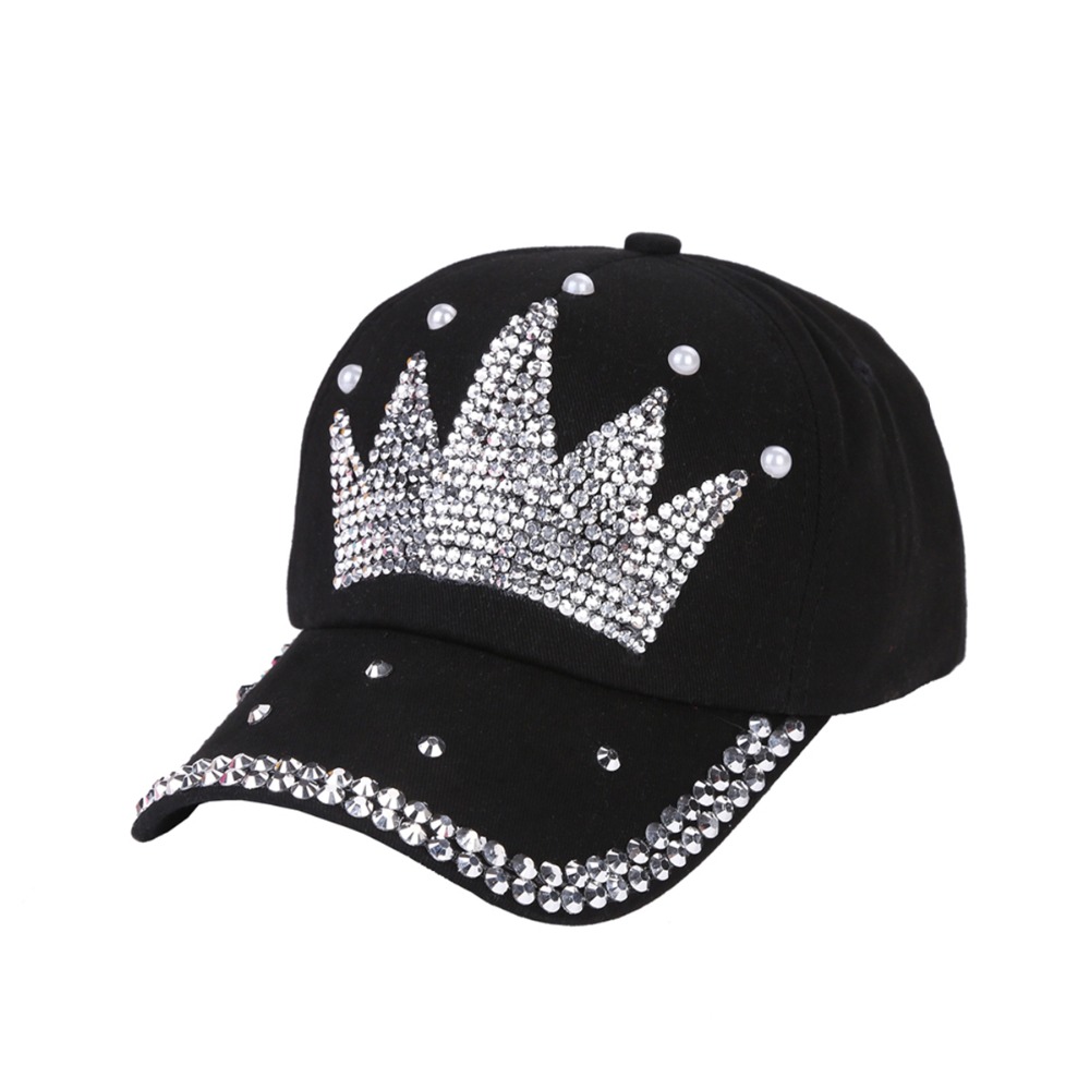Women new fashion baseball cap hats handmade rhinestone beads Hat Pearl Crown Female Baseball Cap Snapback Sports Sun Hat, C3
Women new fashion baseball cap hats handmade rhinestone beads Hat Pearl Crown Female Baseball Cap Snapback Sports Sun Hat, C3