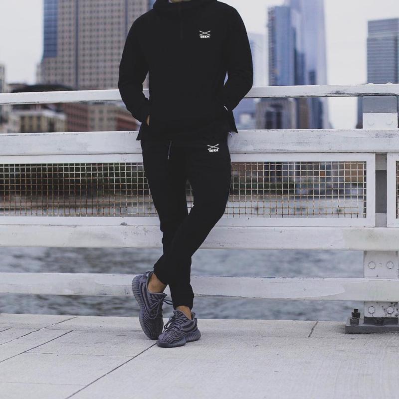 Joggers Pants Men Running Jogging Sweatpants Bodybuilding Training Cotton Sport Gym Fitness Trousers Sportswear Men's