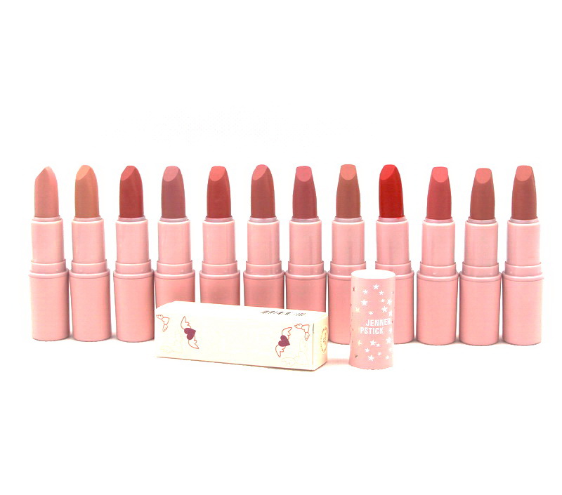 Jenner Lipstick Lippenstifte Matte Sexy Pink Tube Easy to Wear Long Last 12 Color Wholesale Makeup Lipstick, Mixed color
Jenner Lipstick Lippenstifte Matte Sexy Pink Tube Easy to Wear Long Last 12 Color Wholesale Makeup Lipstick, Mixed color