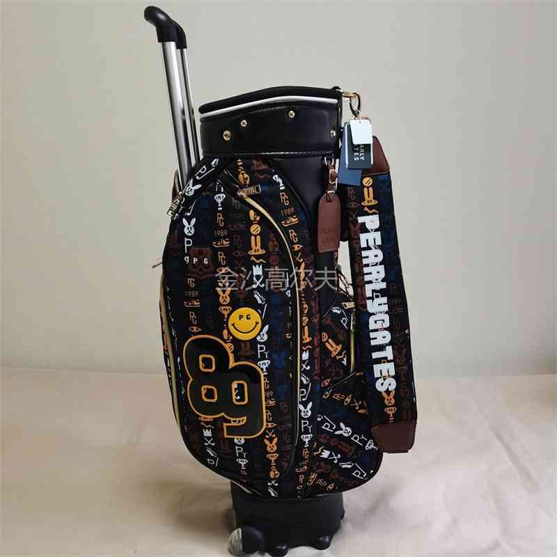 New PG golf pull rod rabbit men's and women's Golf tugboat waterproof ball bag PU material
New PG golf pull rod rabbit men's and women's Golf tugboat waterproof ball bag PU material