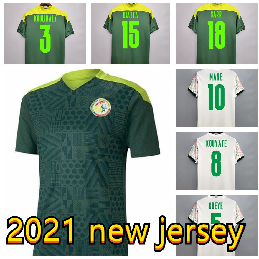 20 21 Senegal soccer jerseys 2021 Home #10 MANE #3 KOULIBALY national team Soccers Shirt Away Short sleeve Football uniforms
20 21 Senegal soccer jerseys 2021 Home #10 MANE #3 KOULIBALY national team Soccers Shirt Away Short sleeve Football uniforms