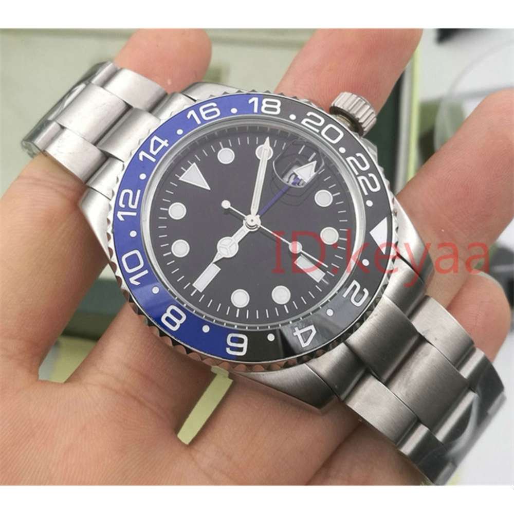 New Luxury Ceramic Bezel GMT Mens Mechanical Stainless Steel Automatic Movement 2813 Watch Men Fashion Watches Designer Wristwatch donatella, Original box
New Luxury Ceramic Bezel GMT Mens Mechanical Stainless Steel Automatic Movement 2813 Watch Men Fashion Watches Designer Wristwatch donatella, Original box