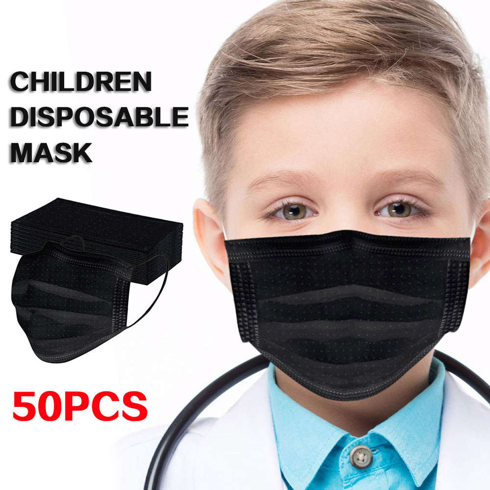 50pc Black Face Mask for Child Kids Disposable s 3-layer Filter Protection Mouth Girls Boys Cosplay Decoration
50pc Black Face Mask for Child Kids Disposable s 3-layer Filter Protection Mouth Girls Boys Cosplay Decoration