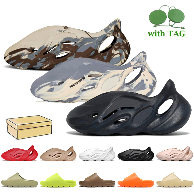 Top Fashion Womens Mens Designer Slippers Slides Foam RNNR EVA Sandals Mineral Blue Moon Gray Cream Clay Resin Earth Brown Desert Sand Bone Slipper Slide Big Size 32-47, C14 kid 32-35
Top Fashion Womens Mens Designer Slippers Slides Foam RNNR EVA Sandals Mineral Blue Moon Gray Cream Clay Resin Earth Brown Desert Sand Bone Slipper Slide Big Size 32-47, C14 kid 32-35