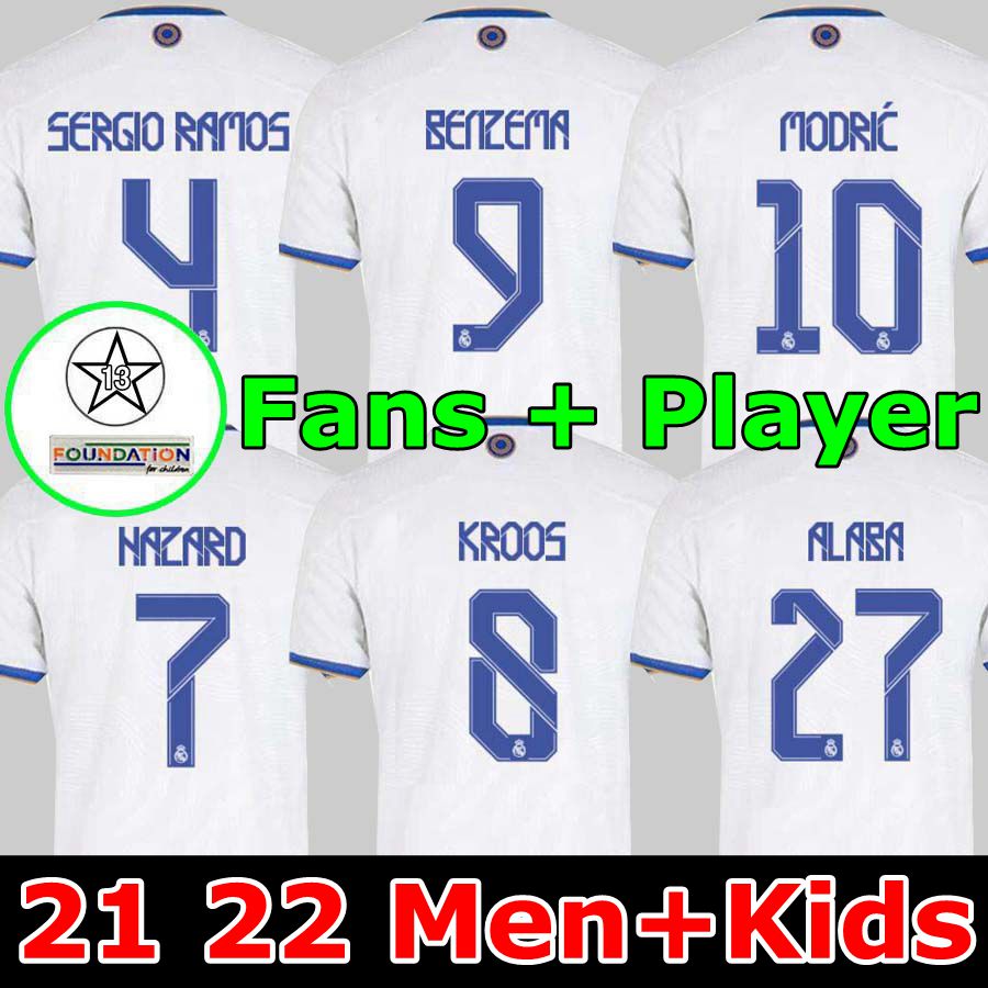Fans player version 2021 2022 Real Madrid MBAPPE Soccer Jerseys BENZEMA SERGIO RAMOS ASENSIO MARCELO VALVERDE KROOS football shirt Kids ALABA equipment Kits, 21 22 home jersey
Fans player version 2021 2022 Real Madrid MBAPPE Soccer Jerseys BENZEMA SERGIO RAMOS ASENSIO MARCELO VALVERDE KROOS football shirt Kids ALABA equipment Kits, 21 22 home jersey