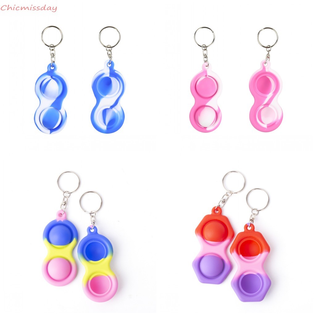 DHL Hot Autism Special Needs Silicone Stress Reliever Keychain Toy Push Simple Dimple Bubble Sensory Fidget Toys For Kids FY7659
DHL Hot Autism Special Needs Silicone Stress Reliever Keychain Toy Push Simple Dimple Bubble Sensory Fidget Toys For Kids FY7659