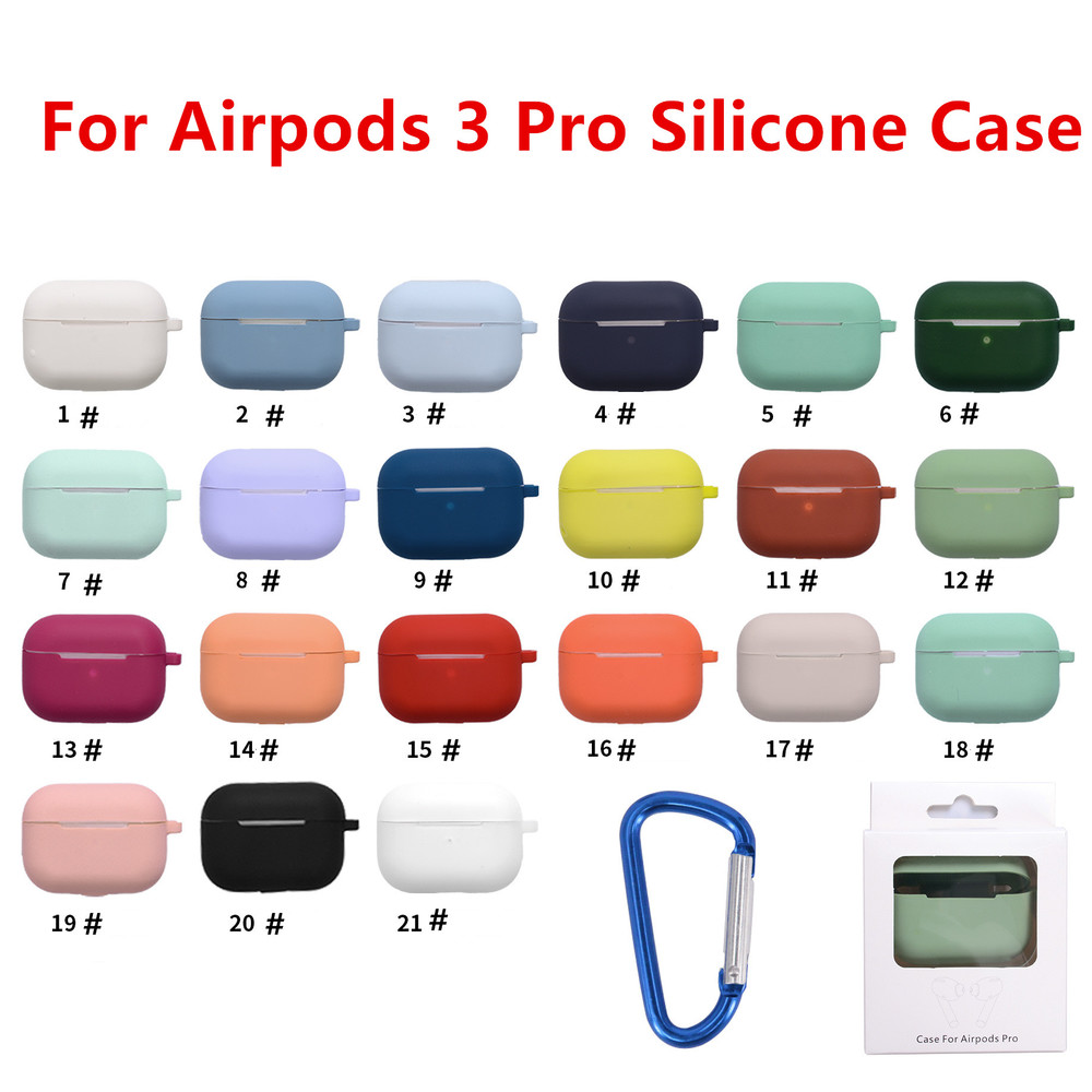 For Apple Airpods 3 Pro Soft Silicone Cases Wireless Bluetoot Earpods Ultra Thin Protector Case Anti-drop Clothing With Hook Retail Package Covers
For Apple Airpods 3 Pro Soft Silicone Cases Wireless Bluetoot Earpods Ultra Thin Protector Case Anti-drop Clothing With Hook Retail Package Covers