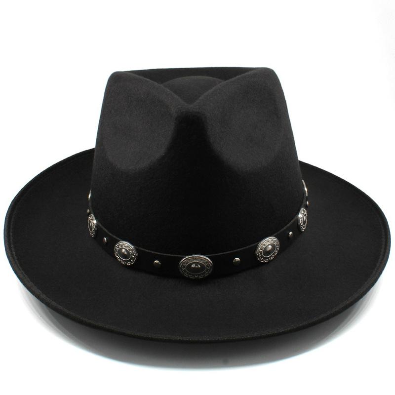 Wide Brim Hats Wool Felt Jazz Fedora Men Women Sombrero British Style Trilby Formal Panama Cap Dress Hat, Brown
Wide Brim Hats Wool Felt Jazz Fedora Men Women Sombrero British Style Trilby Formal Panama Cap Dress Hat, Brown