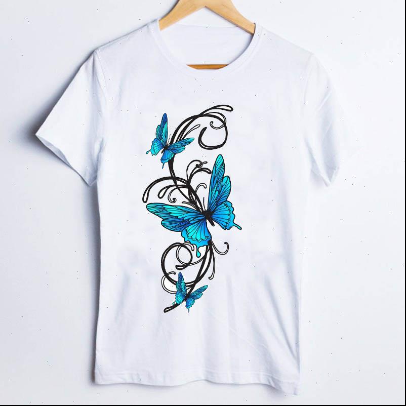 women tees for print elegant butterfly 90s cute travel holiday office ladies clothes lady clothing female t shirt, White
women tees for print elegant butterfly 90s cute travel holiday office ladies clothes lady clothing female t shirt, White