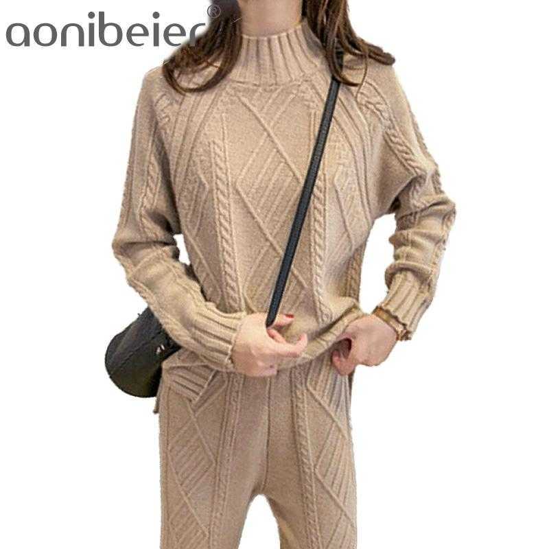Warm Casual Sweater Suits Spring Winter Two Piece Sets Cable Knit Jumper and Elastic Pant Outfits Knitwear 210604, Pink
Warm Casual Sweater Suits Spring Winter Two Piece Sets Cable Knit Jumper and Elastic Pant Outfits Knitwear 210604, Pink