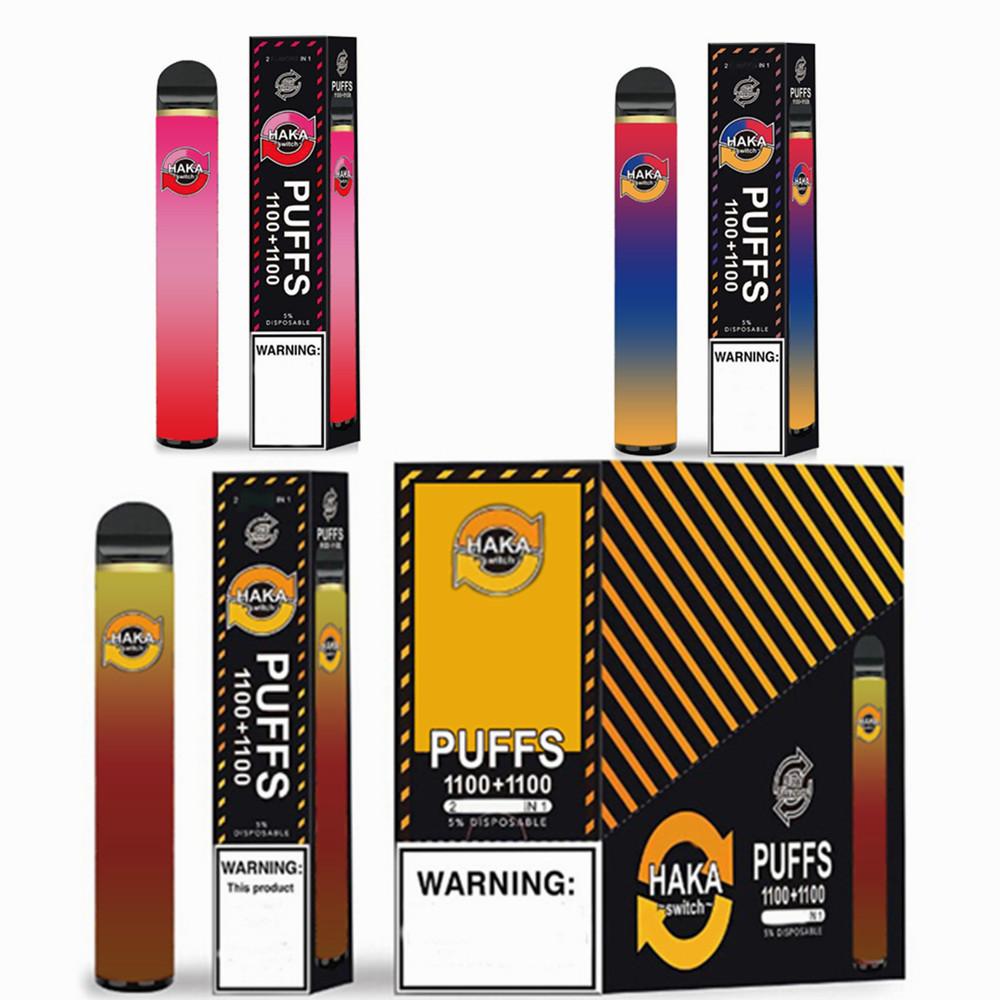 Original HAKA SWITCH 2IN1 Disposable E cigarettes 2200 Puffs Vape Pen Prefilled 6ml Cartridges Pod Device 950mAh Battery7 Colors New Package Authentic
Original HAKA SWITCH 2IN1 Disposable E cigarettes 2200 Puffs Vape Pen Prefilled 6ml Cartridges Pod Device 950mAh Battery7 Colors New Package Authentic