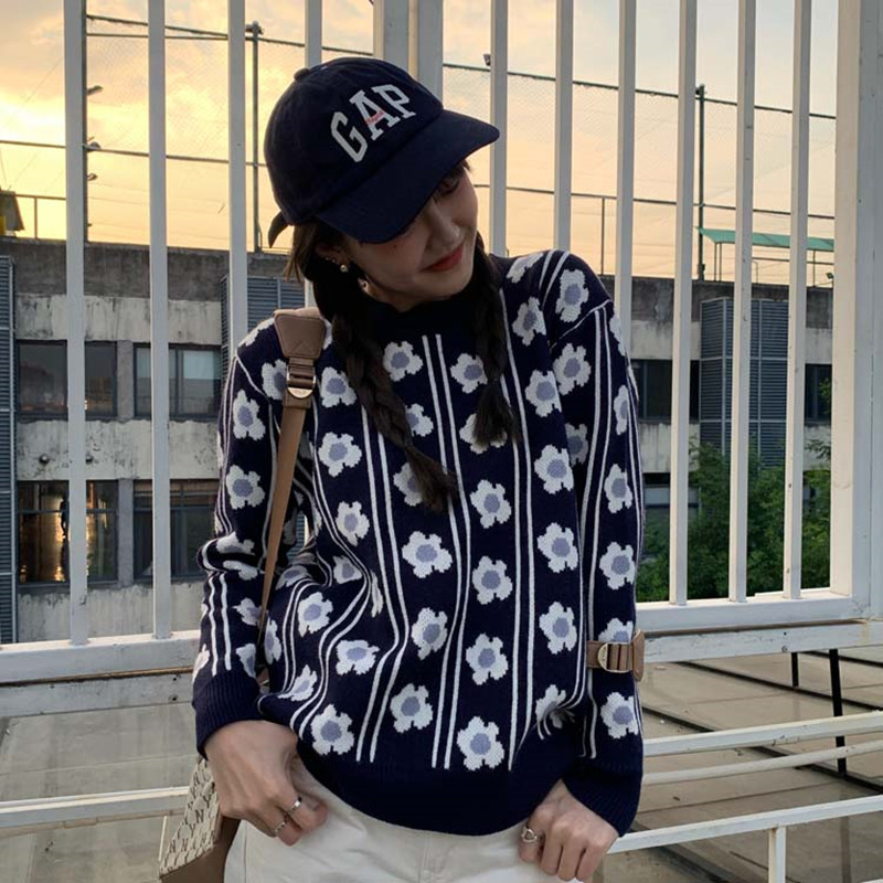 2 colors knitted Sweater Autumn and winter 2021 loose korean style floral thick warm Sweaters and pullovers womens (F1365), White;black
2 colors knitted Sweater Autumn and winter 2021 loose korean style floral thick warm Sweaters and pullovers womens (F1365), White;black