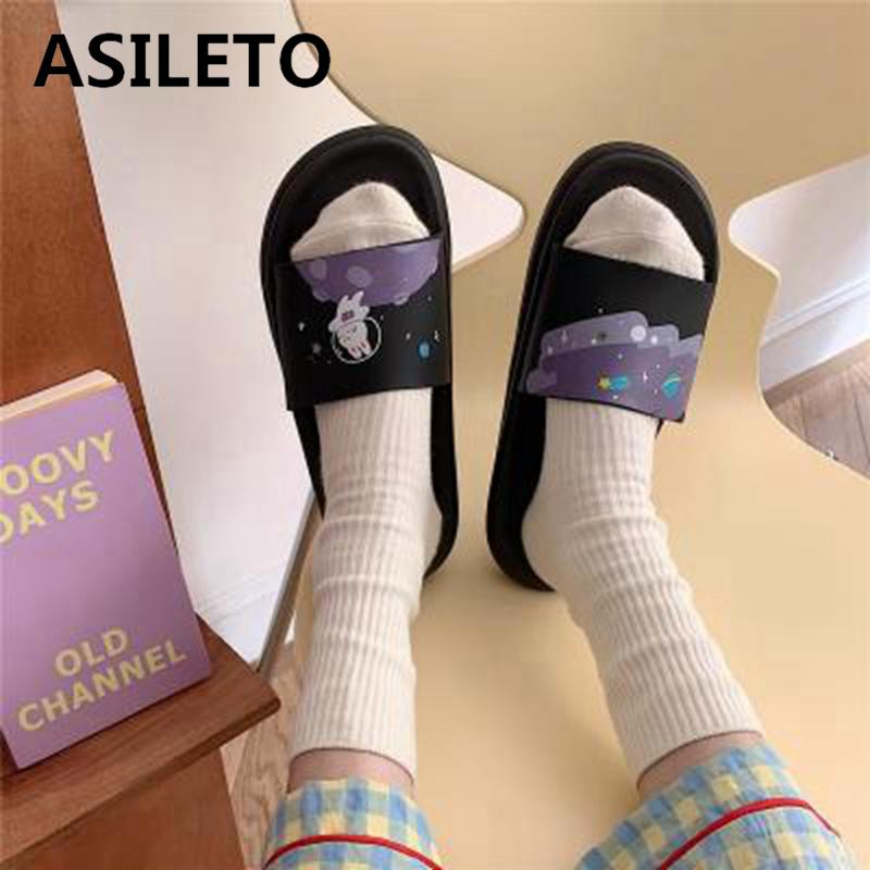 2021 Women Slippers Open Toe 2.5cm Heels Slip-On Cartoon Cute Stylish INS Big Size 40 Summer Purple F1162, Black
2021 Women Slippers Open Toe 2.5cm Heels Slip-On Cartoon Cute Stylish INS Big Size 40 Summer Purple F1162, Black