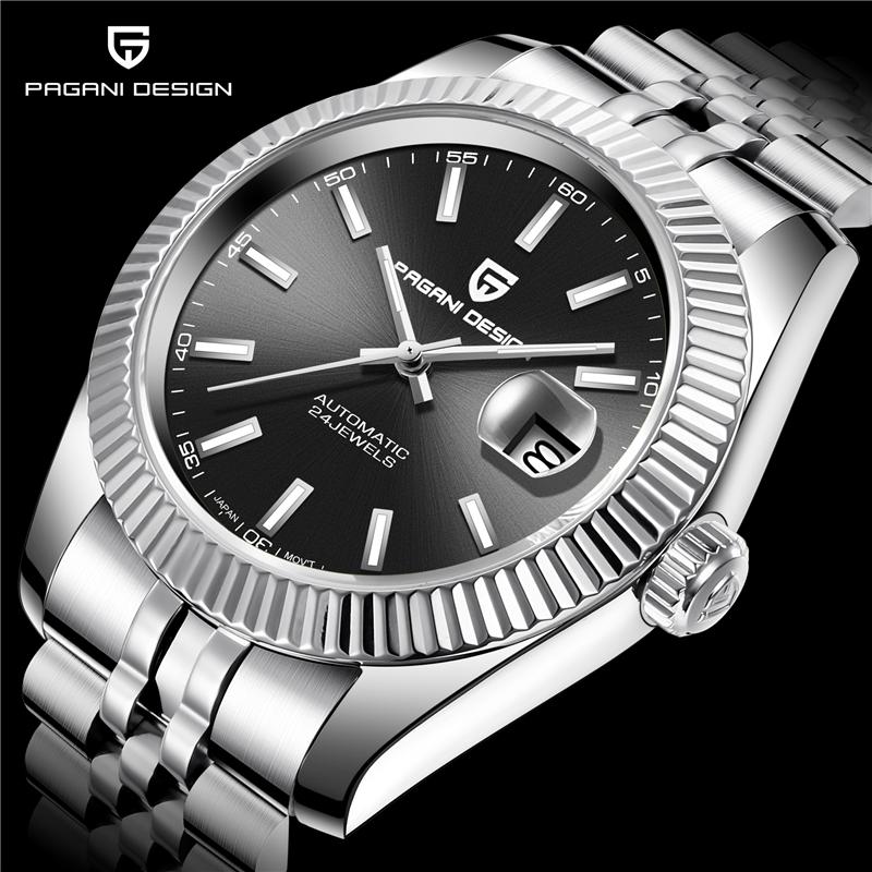Top Brand Stainless Steel Mechanical Watch Sapphire Glass Automatic Luxury Waterproof Sports Men Wristwatches, Gold
Top Brand Stainless Steel Mechanical Watch Sapphire Glass Automatic Luxury Waterproof Sports Men Wristwatches, Gold