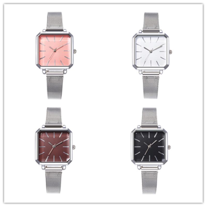 Wristwatches Trend Women Bracelet Watch Silver Square Luxury Crystal Alloy Watches Fashion Quartz Clock Dropshiping Montre, Brown
Wristwatches Trend Women Bracelet Watch Silver Square Luxury Crystal Alloy Watches Fashion Quartz Clock Dropshiping Montre, Brown